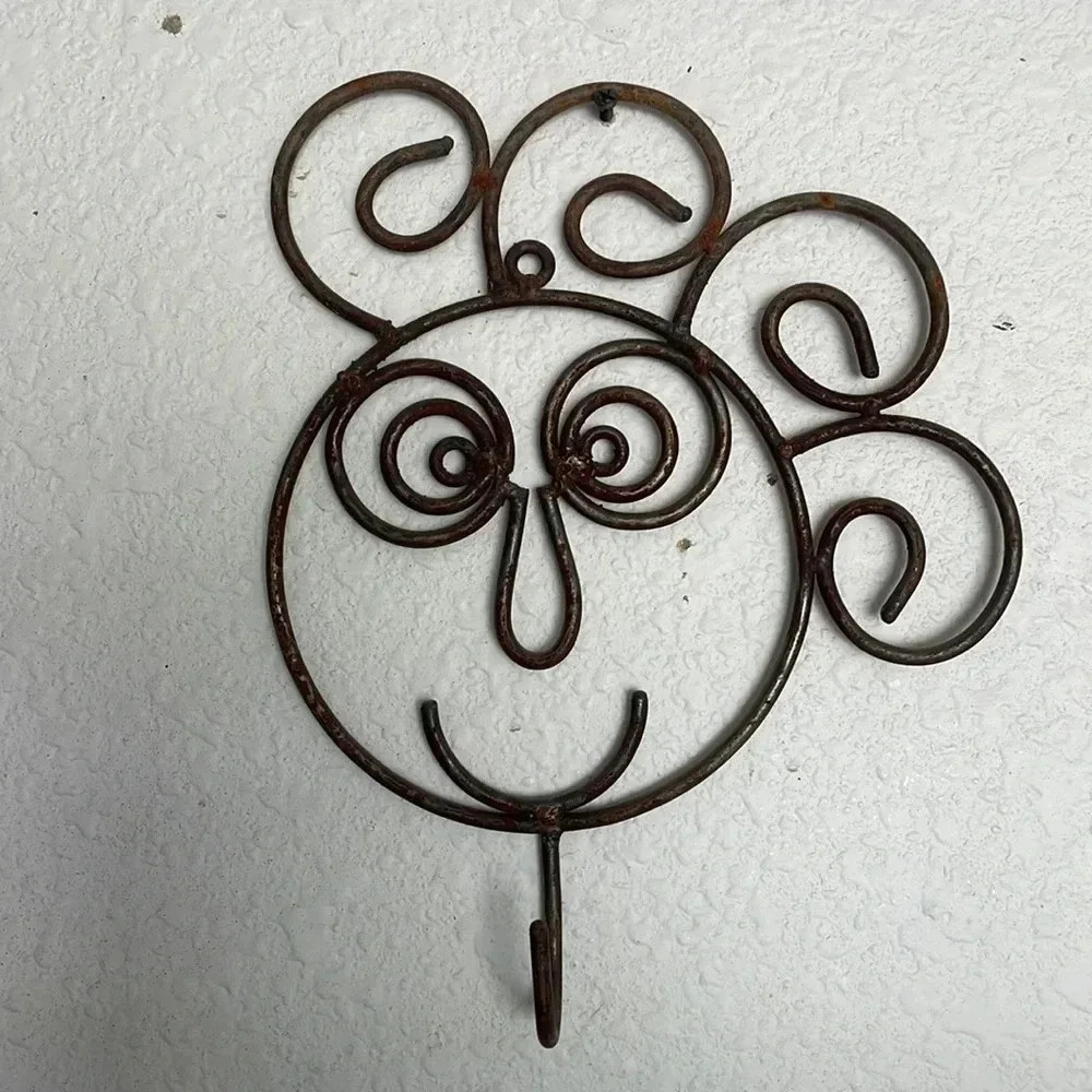 Girl Silloette‎ Rod Iron Hook